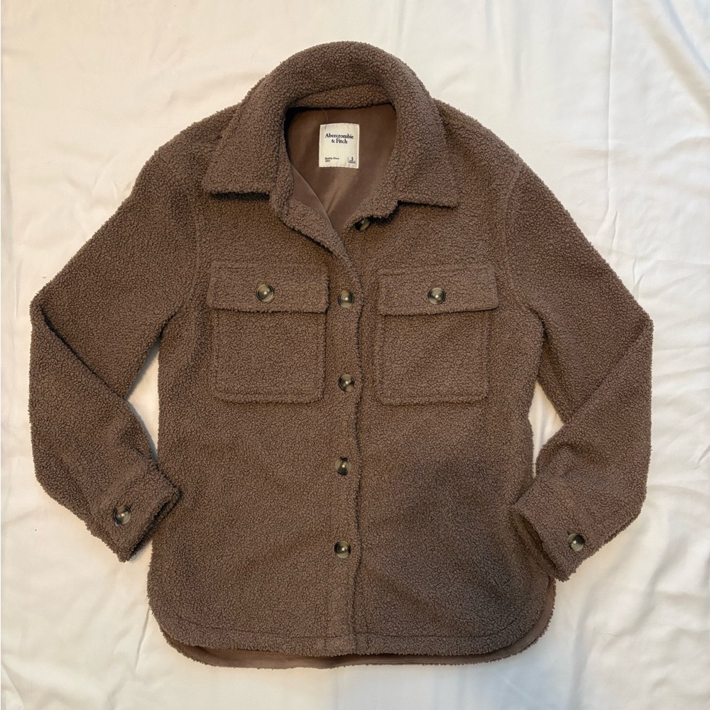 Abercrombie & Fitch Sherpa Shirt Jacket